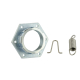 SET: manifold nut (self-locking) 32mm with fastening material